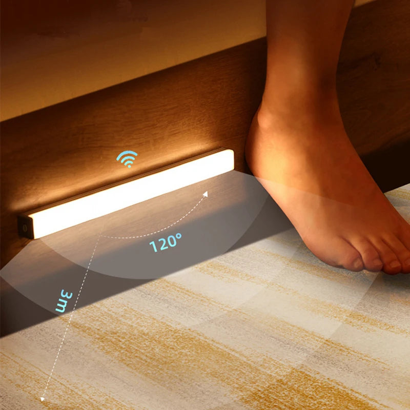 Luminária LED Inteligente Sem Fio com Sensor de Movimento USB