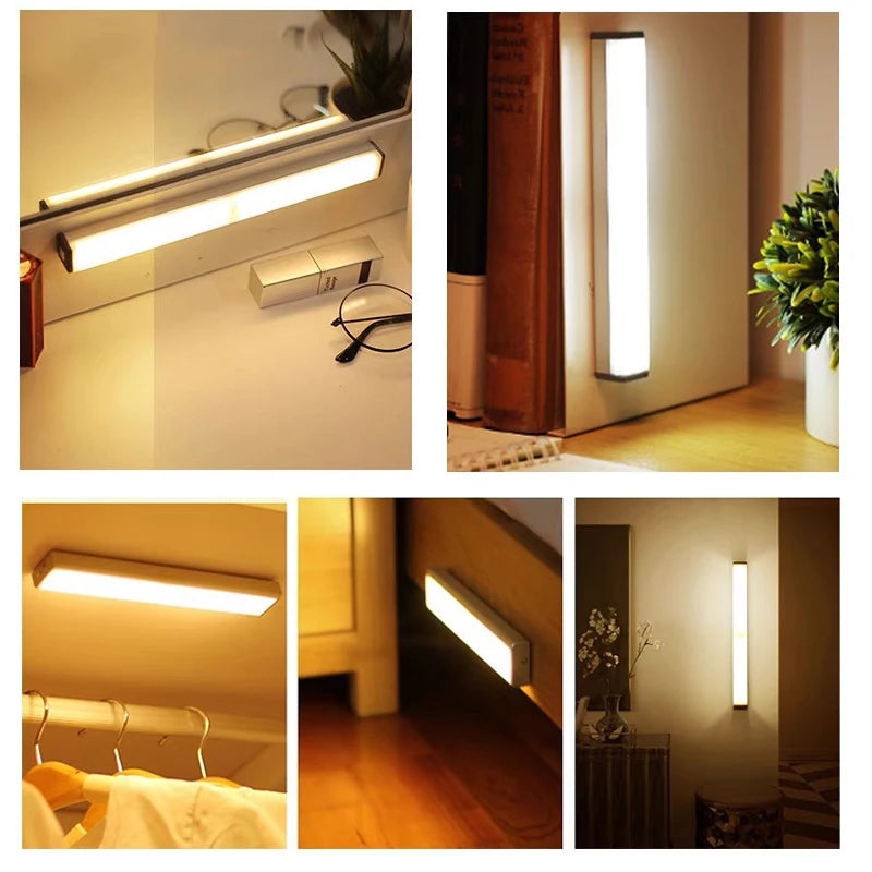 Luminária LED Inteligente Sem Fio com Sensor de Movimento USB