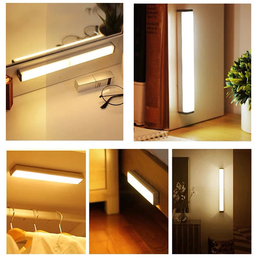 Luminária LED Inteligente Sem Fio com Sensor de Movimento USB