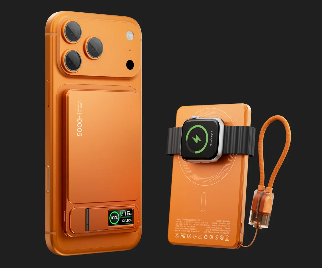 Carregador Portátil Power Bank 10000mAh - Ultra Slim Premium
