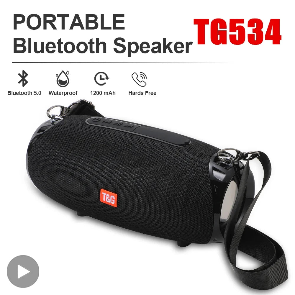 Caixa de Som Bluetooth Portátil Premium - À Prova D'água Ultra Bass