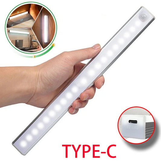 Luminária LED Inteligente Sem Fio com Sensor de Movimento USB